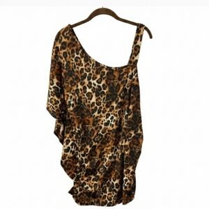 Destiny Gold Animal Print Top